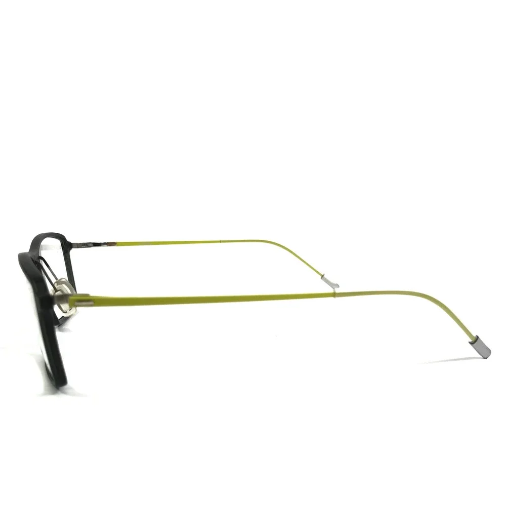 Airflex Eyeglasses Frames AF2611B C10 Matte Black Green Rectangle 53-16-135